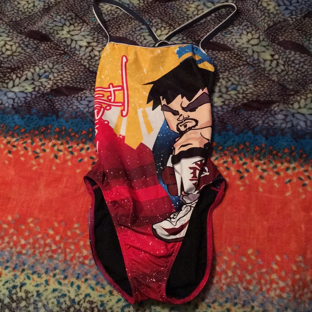 Manny Pac-Man competitive swimsuit 🇵🇭🏊🏽‍♀️